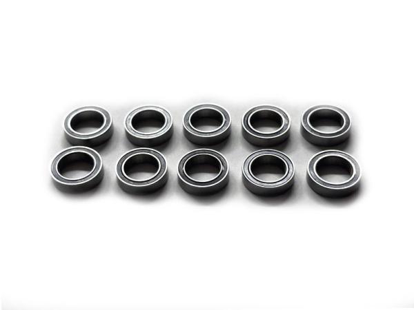 Kugellager 10x15x4, rostfrei, geölt, Gummi Dichtung (10) H-SPEED